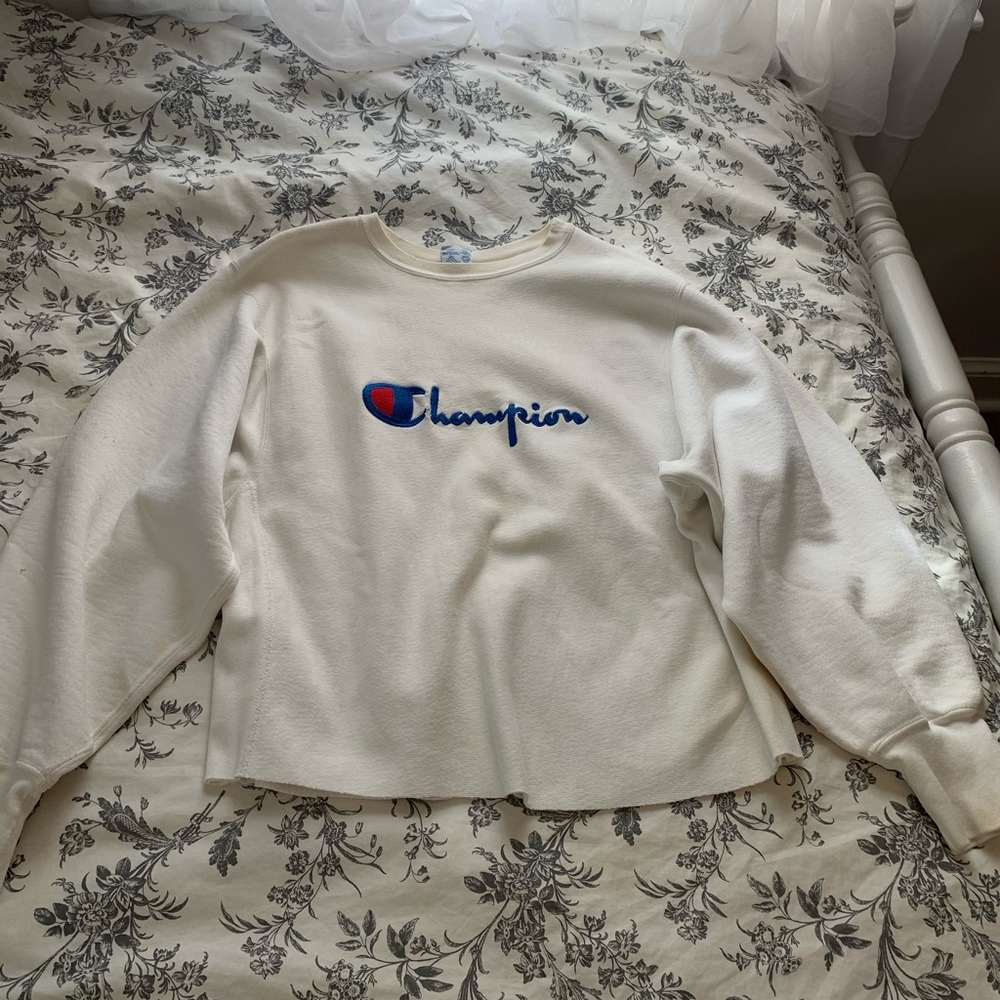 Vintage Cropped Champion Crew neck